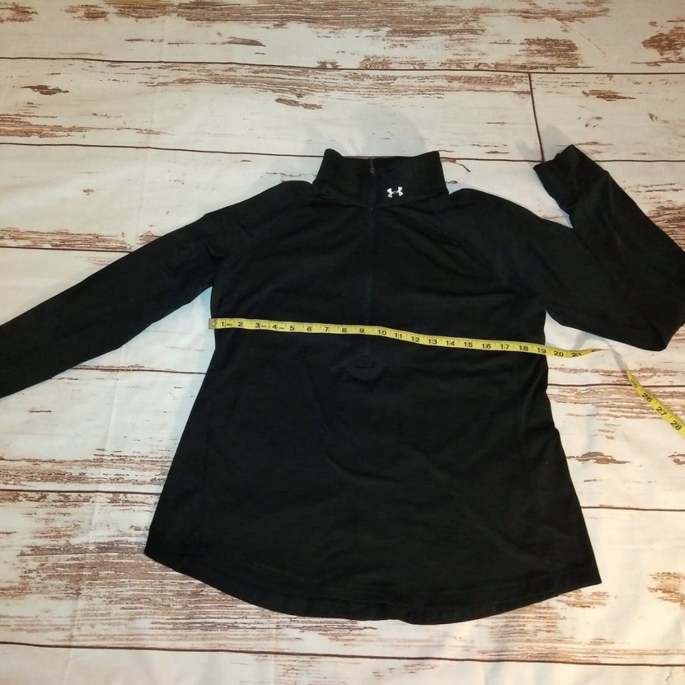 Under Armour Black Zip Up Mock Turtleneck